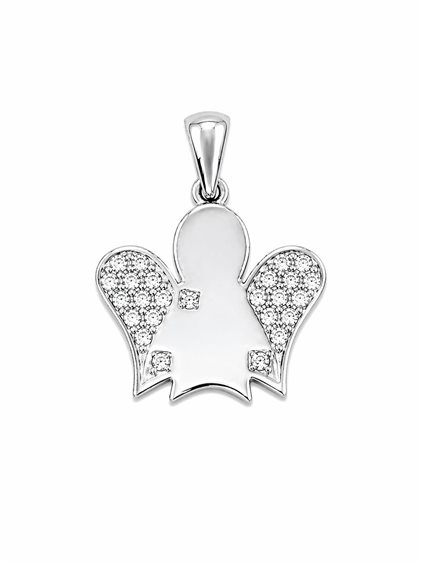 Charm Idee Preziose dal 1987 Donna in Oro bianco Zircone IP.CHK18B/203 - IP.CHK18B/203